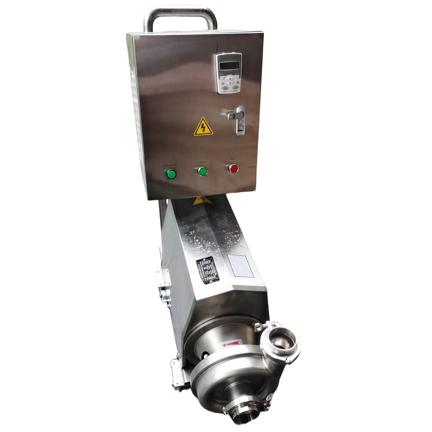 KSCP-15-24-3 Bomba centrífuga de acero inoxidable higiénico sanitario con inversor y caja de control