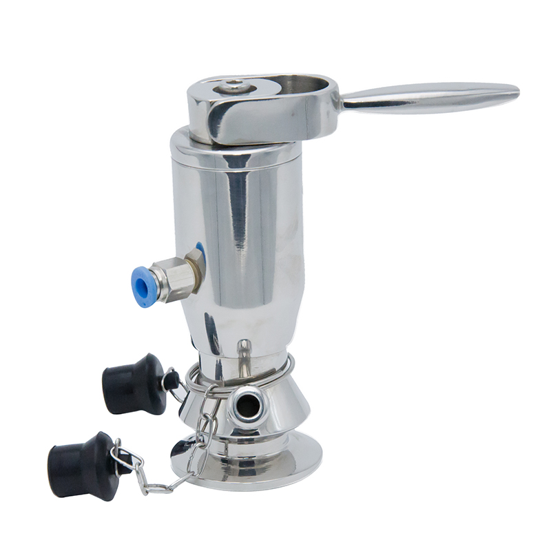 SGQK Modelo TC Manual y Pneumatic Food Grade Tri Sweeping Válvulas de muestreo