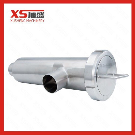 Colador de filtro de ángulo de leche de grado alimenticio sanitario de acero inoxidable Dn80 Ss304