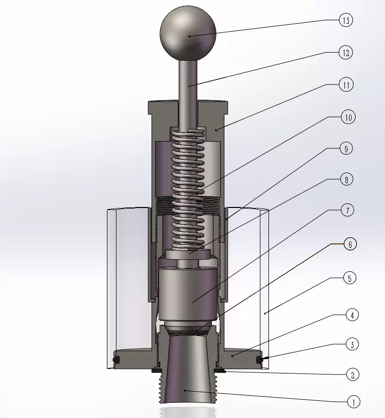 V&aacute;lvula de alivio de aire de acero inoxidable de grado alimenticio