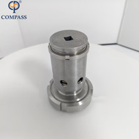 Válvula reductora de presión de acero inoxidable sanitario SS304 de 1 pulgada de alta calidad, válvulas de alivio de presión de vacío con extremo de unión ajustable SMS