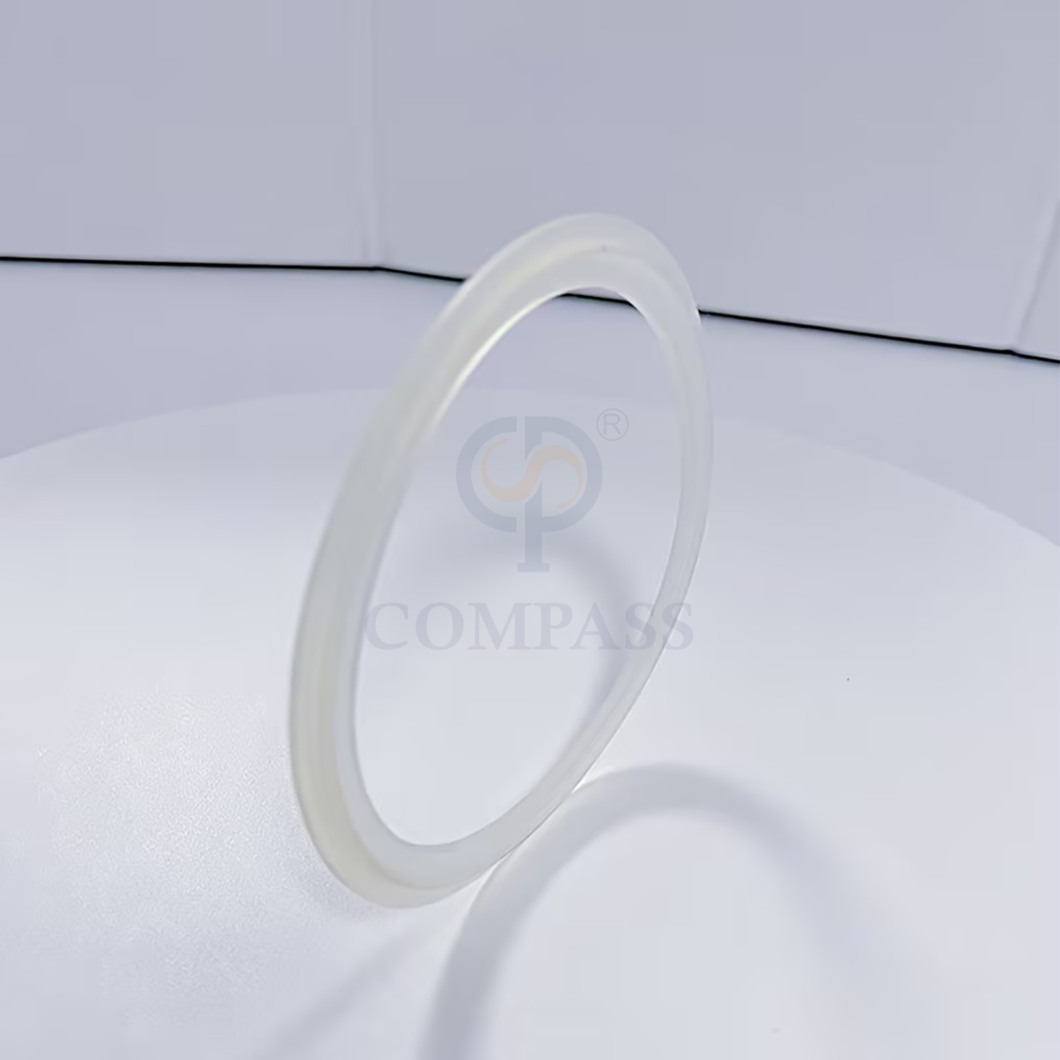 Gran oferta Universal 2 pulgadas TC 64MM higiene sanitaria grado alimenticio SMS aséptico Tri abrazadera junta de silicona transparente con tapa de brida