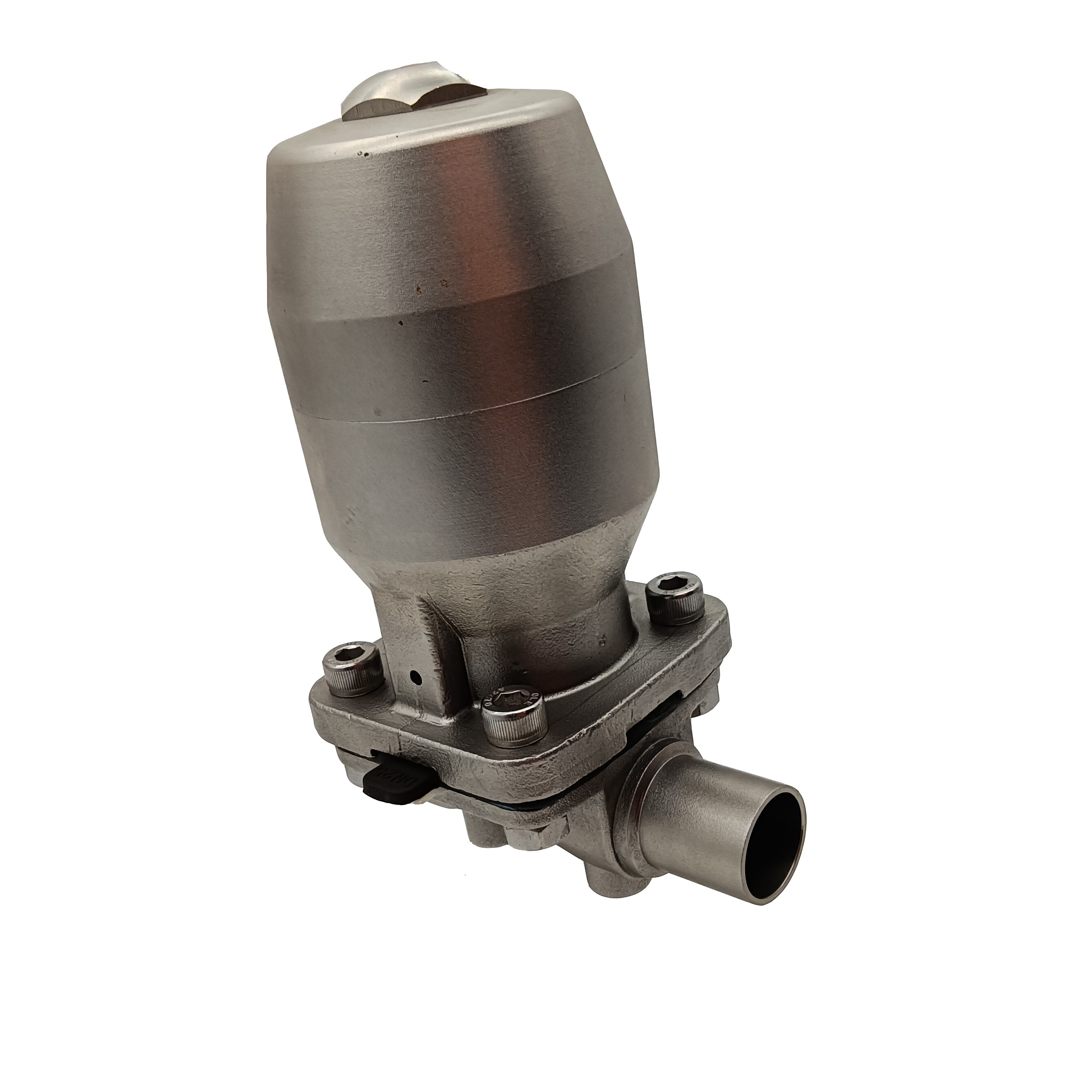 25,4 mm de alta calidad Hygienic Hygienic Sea inoxidable SS316L SMS SMS Diafragma recto Vavle 