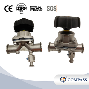 1/2 pulgada 12.7 mm de alta calidad Higiénica Higiénica Acero inoxidable SS316L SNOPLA SMS VAVA DIAFRAGM