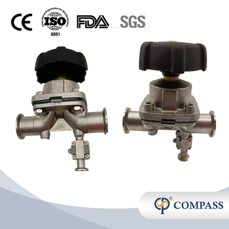 1/2 pulgada 12.7 mm de alta calidad Higiénica Higiénica Acero inoxidable SS316L SNOPLA SMS VAVA DIAFRAGM
