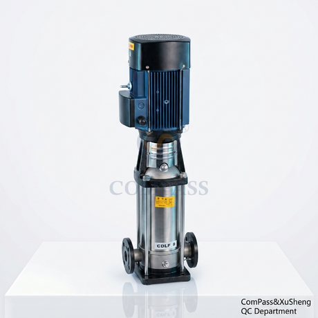 4kw CDLF8-100 Acero inoxidable sanitario SS304 4000 litros/h PN25 Bomba centrífuga multietapa vertical con extremo de brida con buen precio