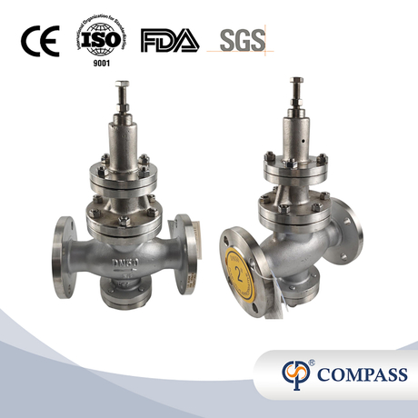 Válvula de alivio de brida de acero inoxidable de acero inoxidable DN50