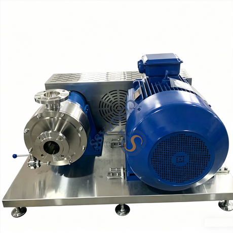 Bomba de emulsionante de dispersión de alto cizallamiento horizontal partido de una sola etapa SS316L 75KW
