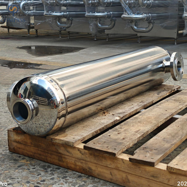 Intercambiador de calor de tubo en espiral de calidad alimentaria SS304