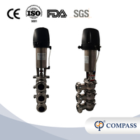 VÁLVULA DESVIADORA DE UNIÓN NEUMÁTICA TIPO SS316L 111 (NC)