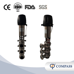 VÁLVULA DESVIADORA DE UNIÓN NEUMÁTICA TIPO SS316L 111 (NC)