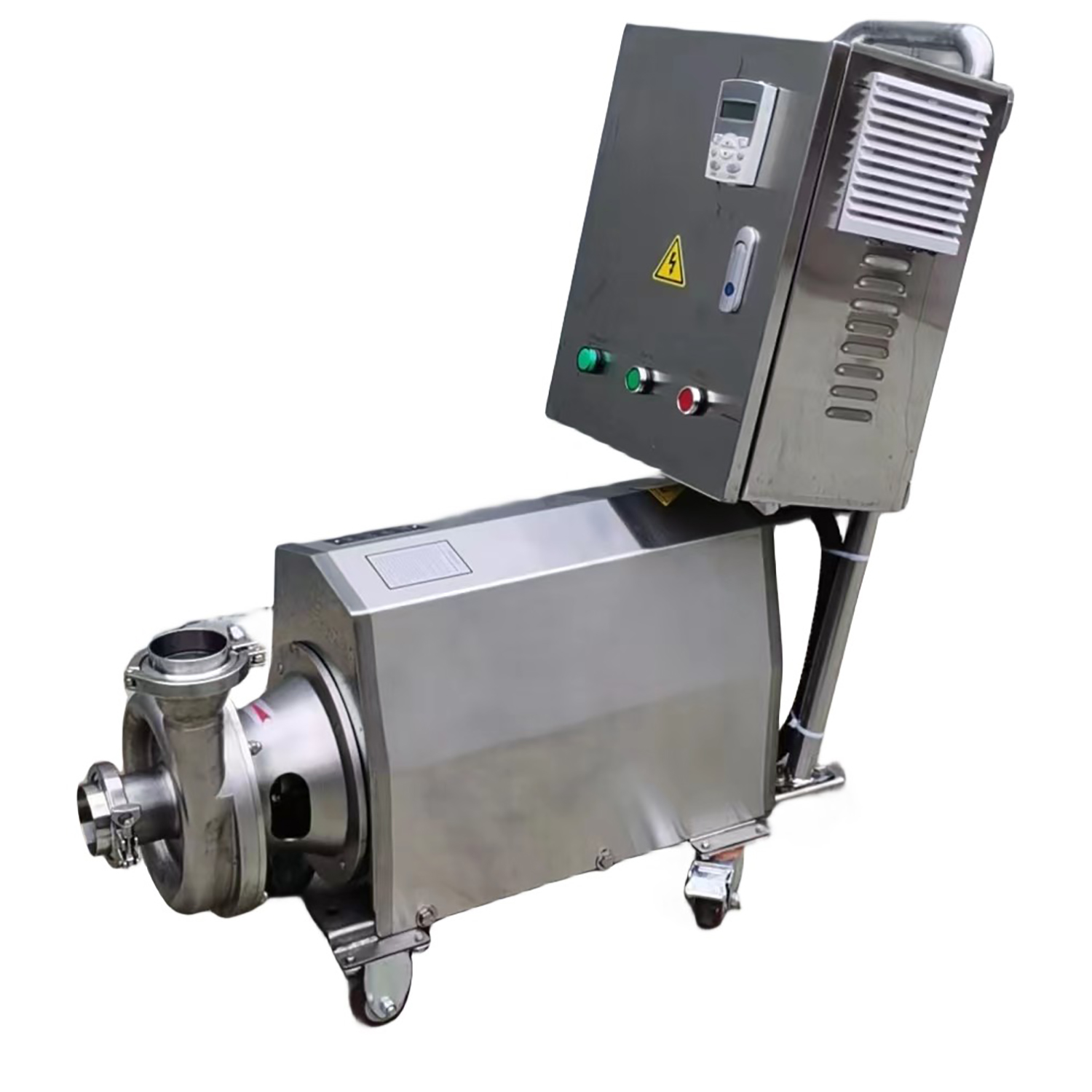 KSCP-15-24-3 Bomba centrífuga de acero inoxidable higiénico sanitario con inversor y caja de control