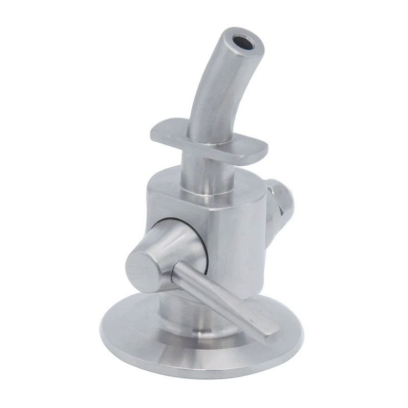 1/2 '12.7 mm manualmente TC Beer SS304 SS316L Válvulas de muestreo para la industria de bebidas