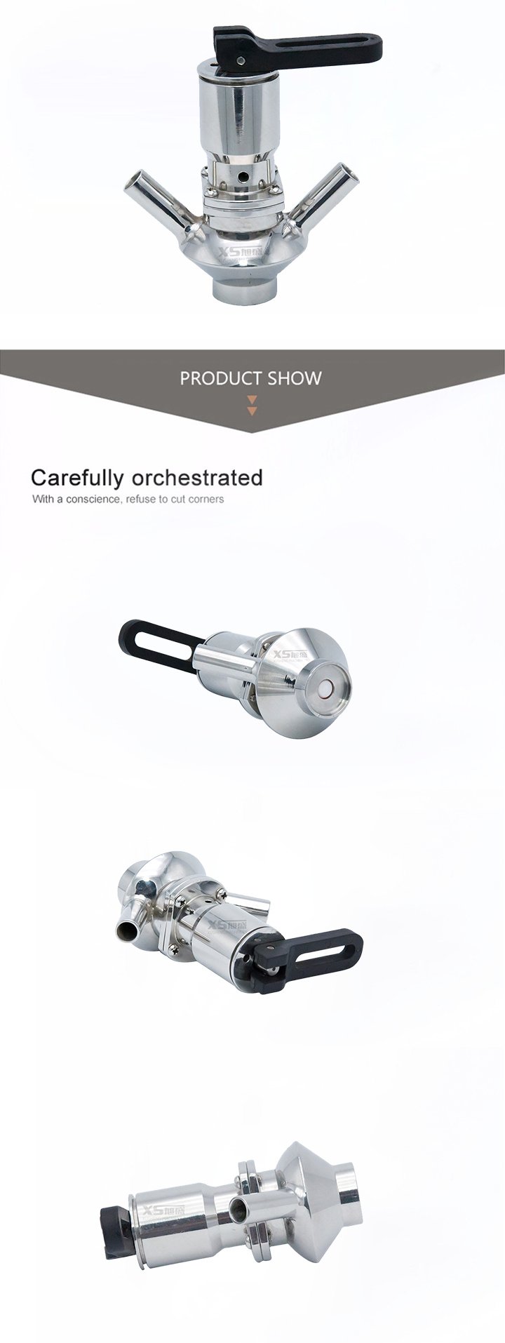 V&aacute;lvula de muestreo est&eacute;ril as&eacute;ptico de acero inoxidable SS316L