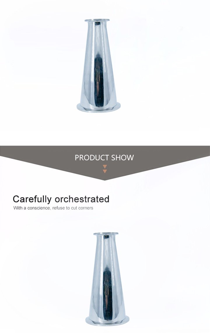 Saneamiento higi&eacute;nico Saneamiento de acero inoxidable TC TRI sujeci&oacute;n reductor conc&eacute;ntrico