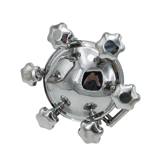 Tanque de presión sanitaria de acero inoxidable hacia el exterior de 24 pulgadas Manway