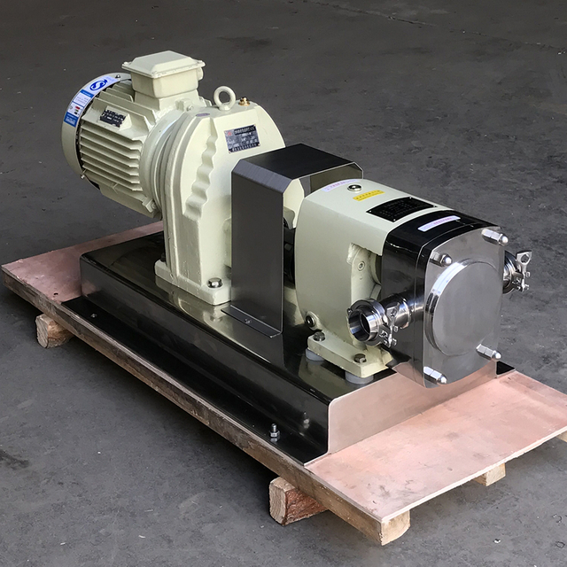 Bomba sanitaria de rotor de lóbulo tipo frecuencia de acero inoxidable