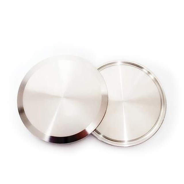 Tapa de extremo de montaje de tubería de virola de acero inoxidable sanitario