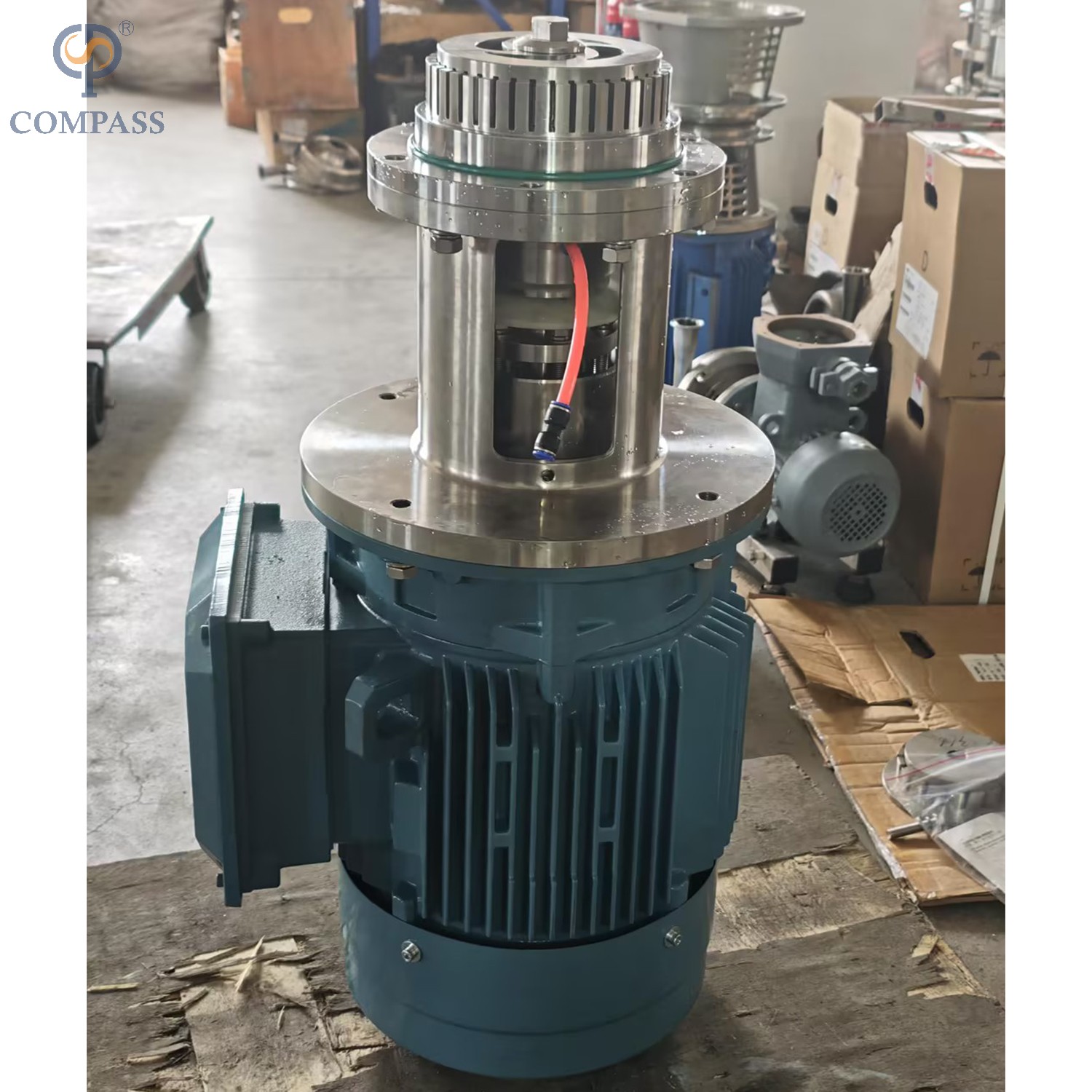 MÁQUINA EMULSIONADORA HOMOGÉNEA TIPO HERVIDOR SANITARIO TRH-1-160-11KW