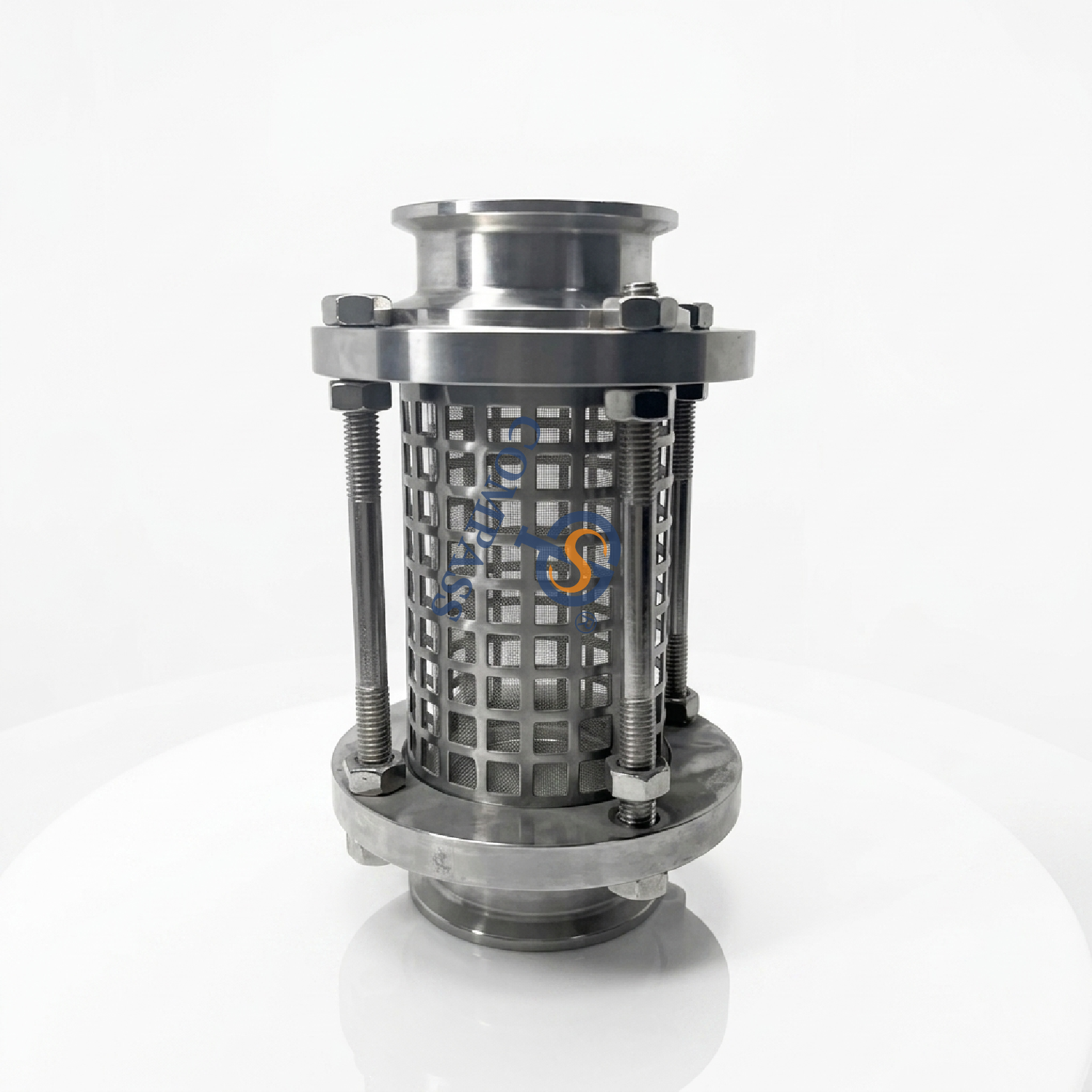 Mirilla de vía recta con abrazadera para tubería TC91MM DN65 SS316L con pantalla protegida