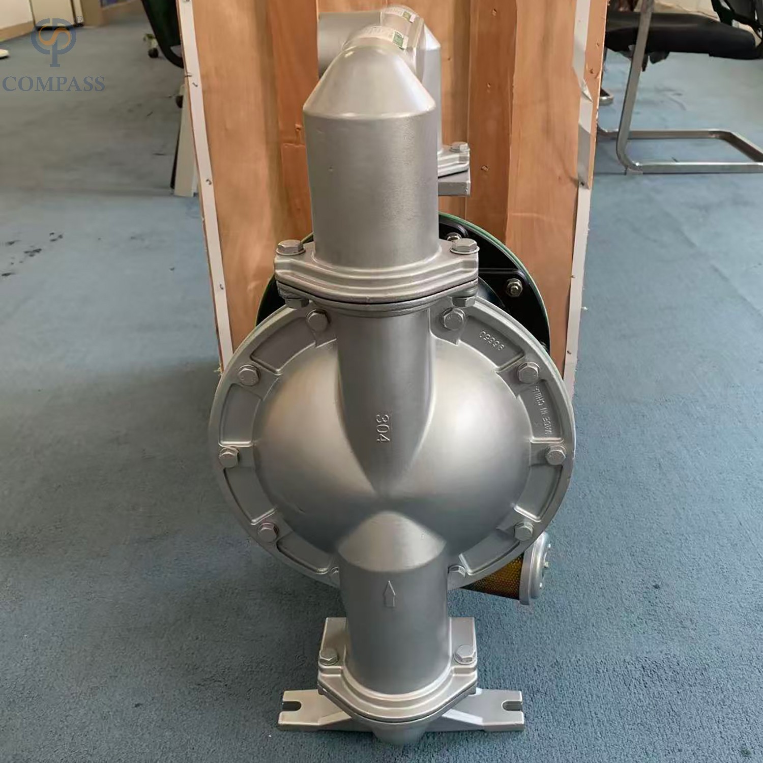 BOMBA NEUMÁTICA DE DOBLE DIAFRAGMA SS304