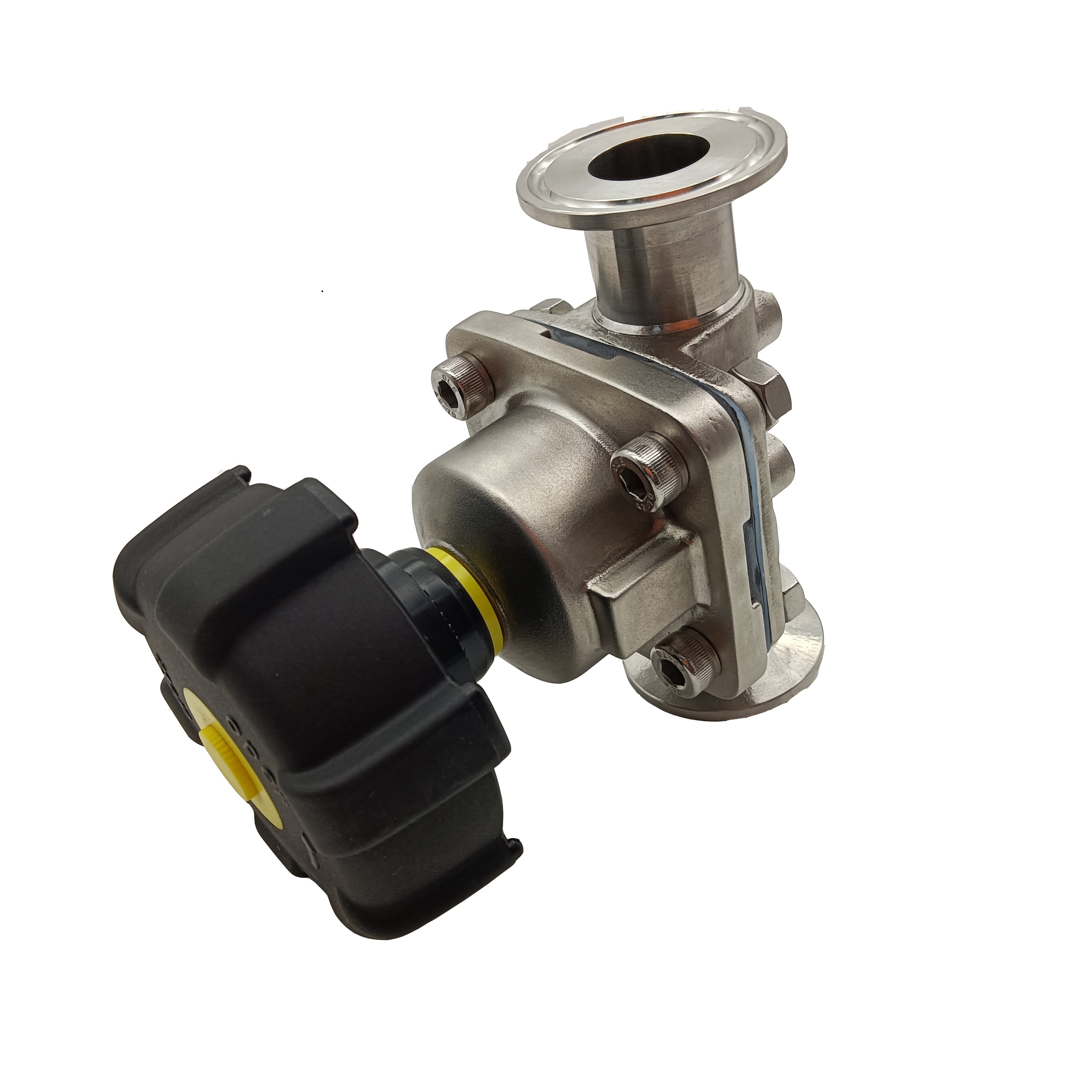1/2 pulgada 12.7 mm de alta calidad Higiénica Higiénica Acero inoxidable SS304 SMS CLAMP VÁLVO DIAFRAGM