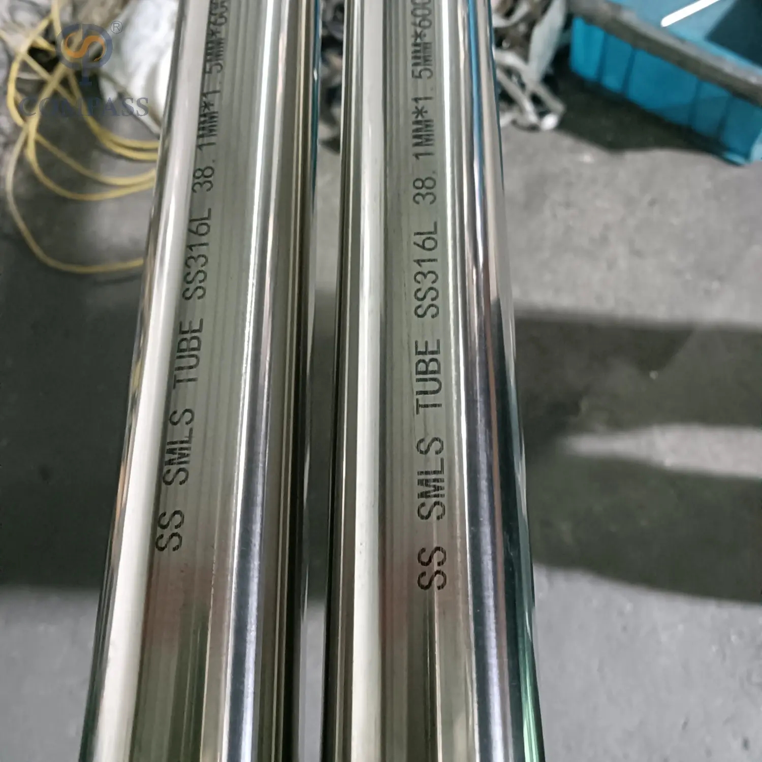 38.1 mm de 1.5 pulgadas Fábrica de grado Precio al por mayor de acero inoxidable higiénico ss304 Tubo redondo sin costuras con esmalte espejo