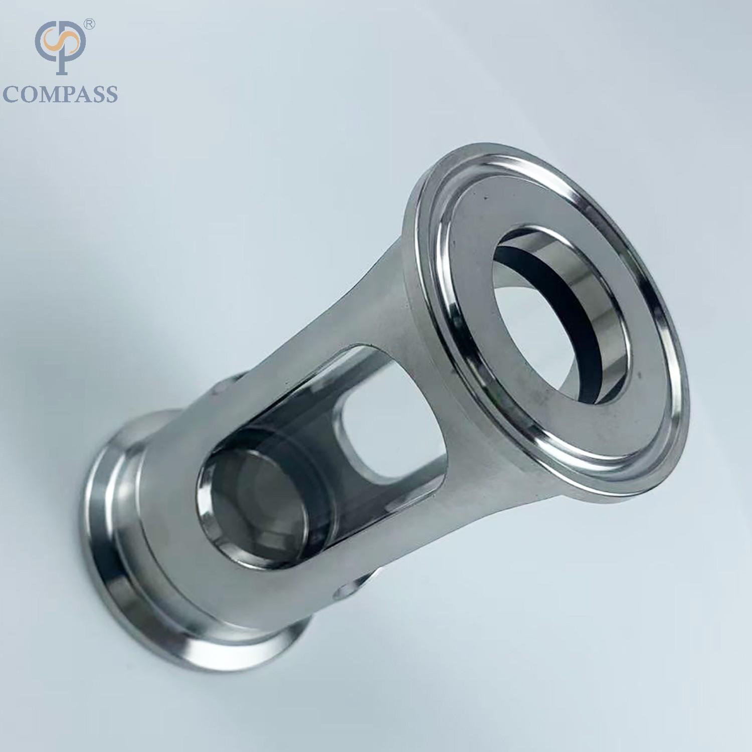 DN15 Vidrio de abrazadera compacta de acero inoxidable de acero inoxidable