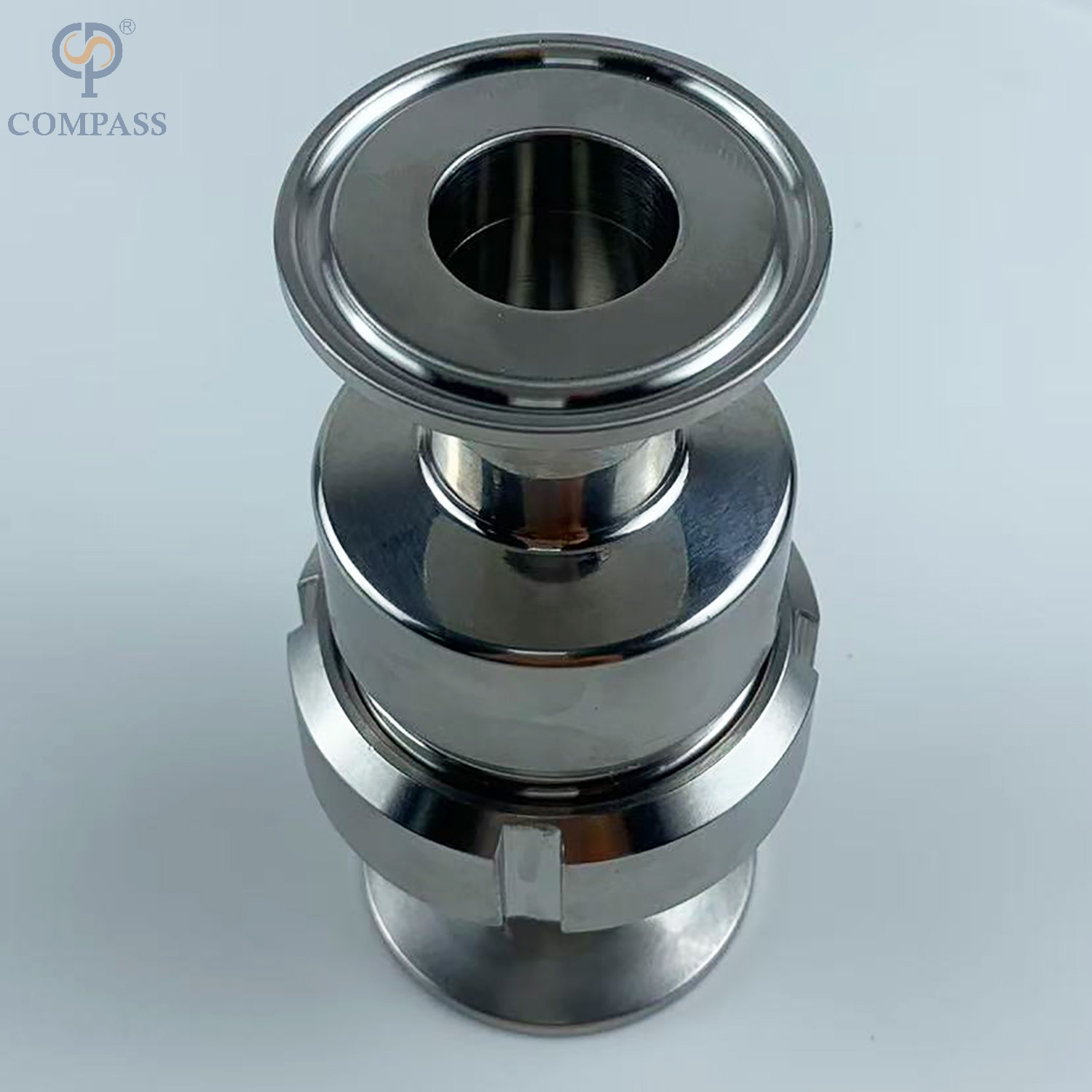 25,4 mm de acero inoxidable SS316L Grado alimentario SMS SMS Ferrule de un solo unión Válvulas de retención