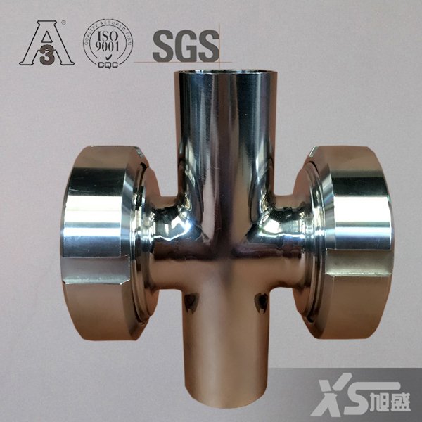 Acero inoxidable SS304 SS316L SANITARIO CUATRO FORMAS CROSS UNION UNI&Oacute;N VERDAD
