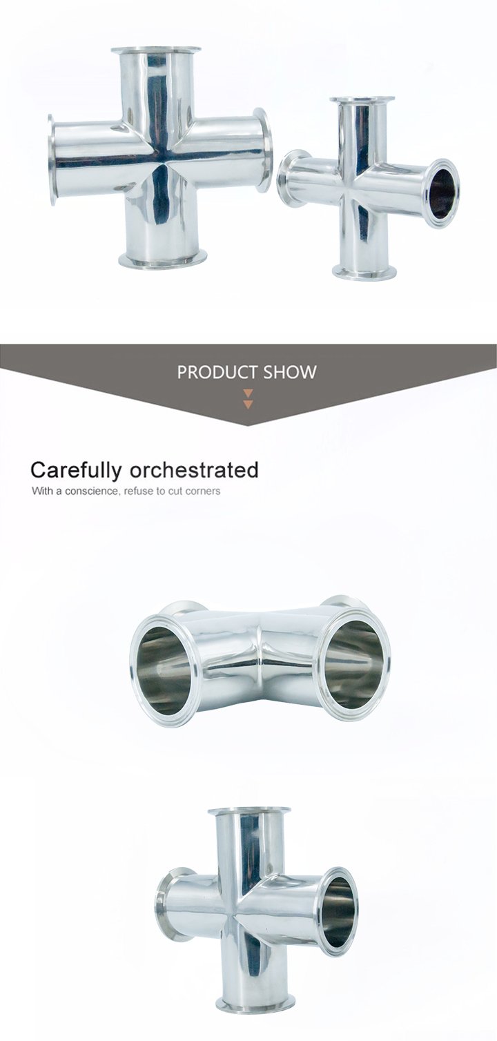 Staines Steel Stery SS304 Abrazadera Cuatro Cruz