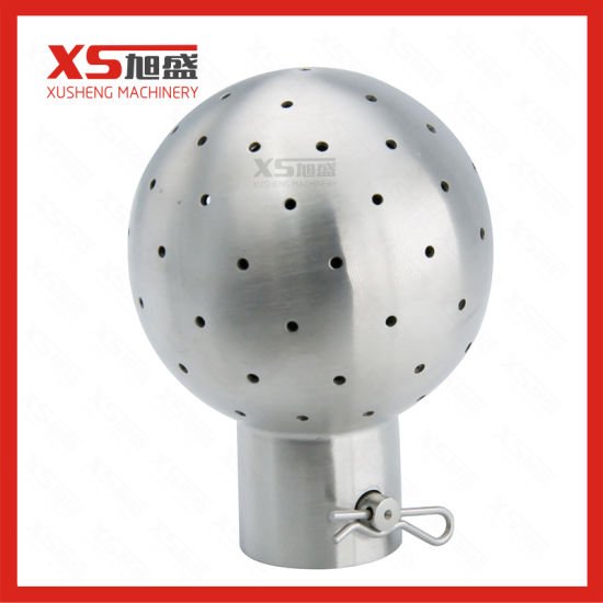 Bola de pulverización higiénica de grado alimenticio de acero inoxidable Ss304 Ss316L de 1"