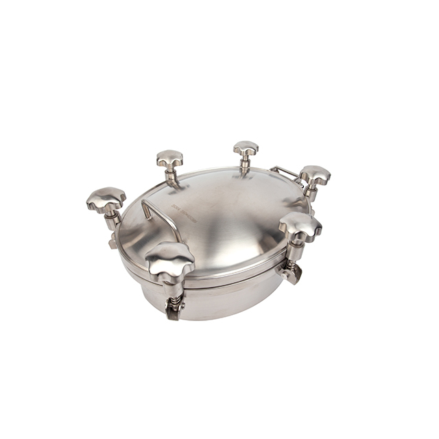 Tanque de boca de inspección de acero inoxidable de presión ovalada sanitaria Manway