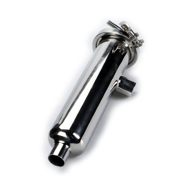 Colador de filtro tipo Y de abrazadera de acero inoxidable sanitario