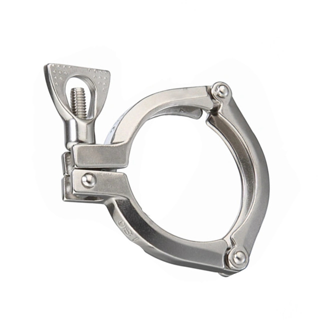 Conjunto de virola de abrazadera de un solo pasador para instalación de tuberías sanitarias