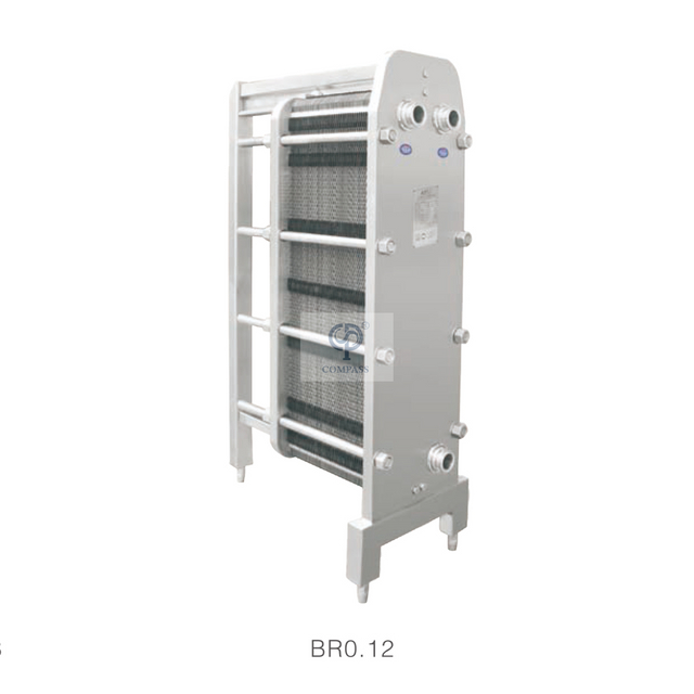 Intercambiador de calor tipo placa de una sola etapa de acero inoxidable Xusheng SS304 316L 