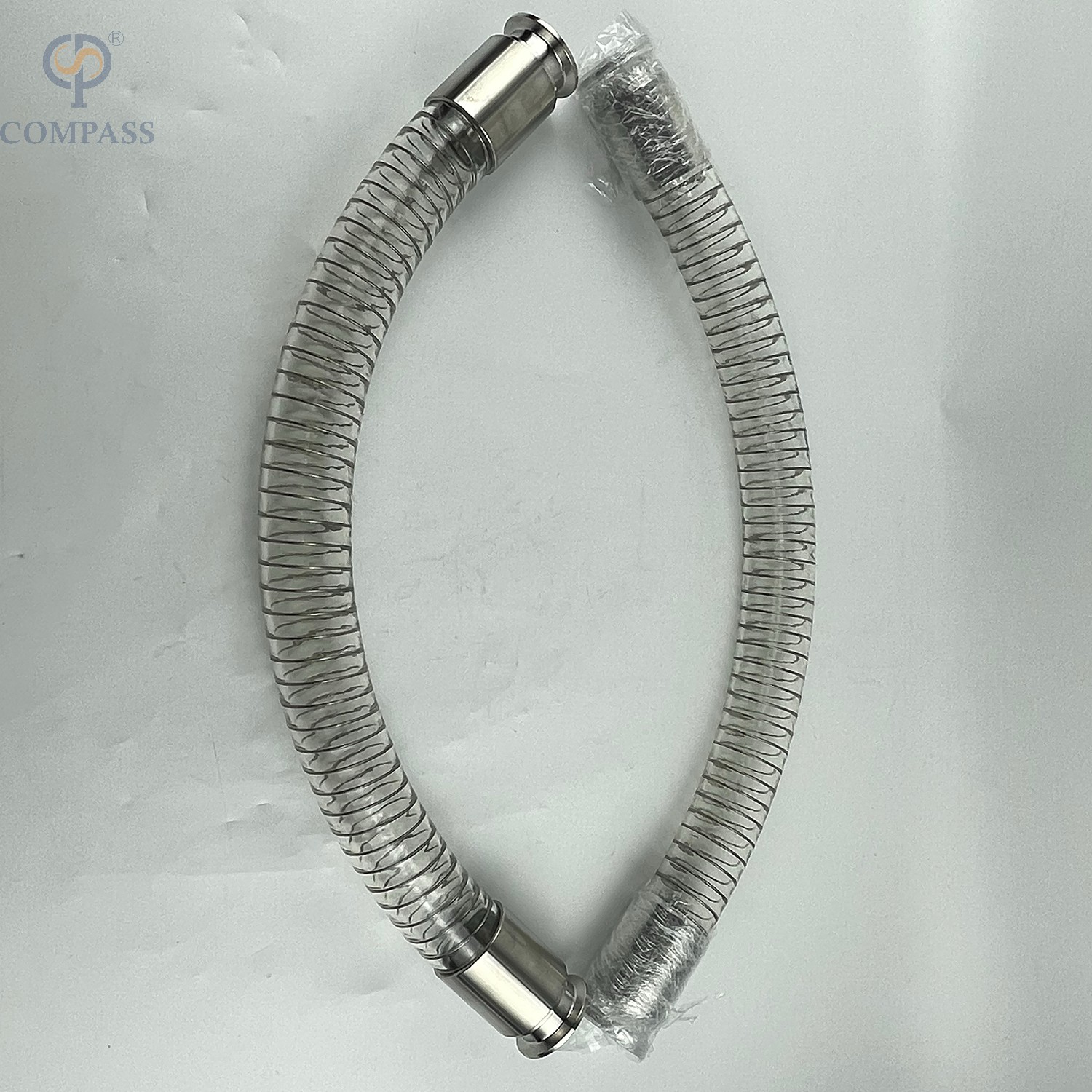 MANGUERA ESPIRAL TRANSPARENTE DE GRADO ALIMENTARIO SANITARIO DE 1,5 PULGADAS -24 PULGADAS