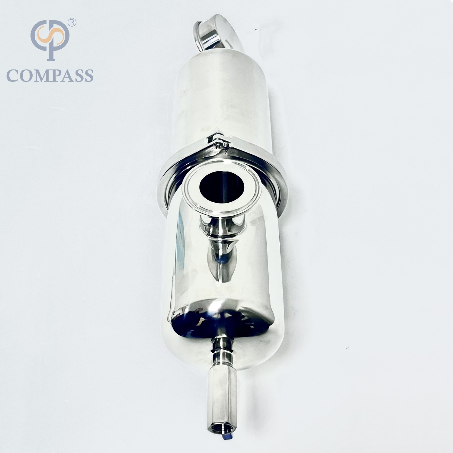 cárter del filtro de vapor de la abrazadera de 0.2um SS316L TC50.5MM con el elemento interior de PTFE