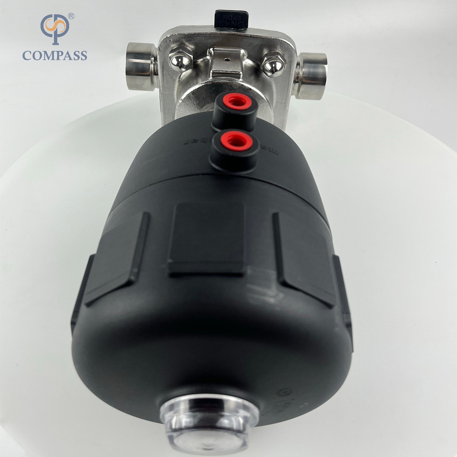 G 1 'SS316L G Válvula de diafragma recta de espesor hembra con cabeza neumática de plástico