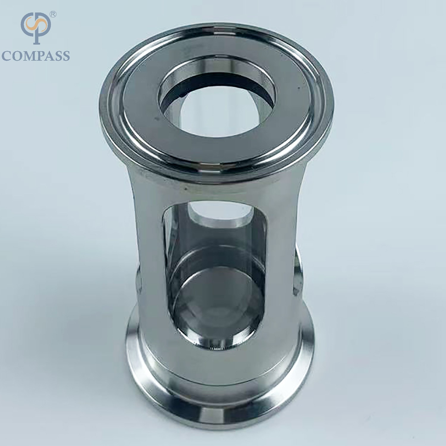 DN15 Vidrio de abrazadera compacta de acero inoxidable de acero inoxidable