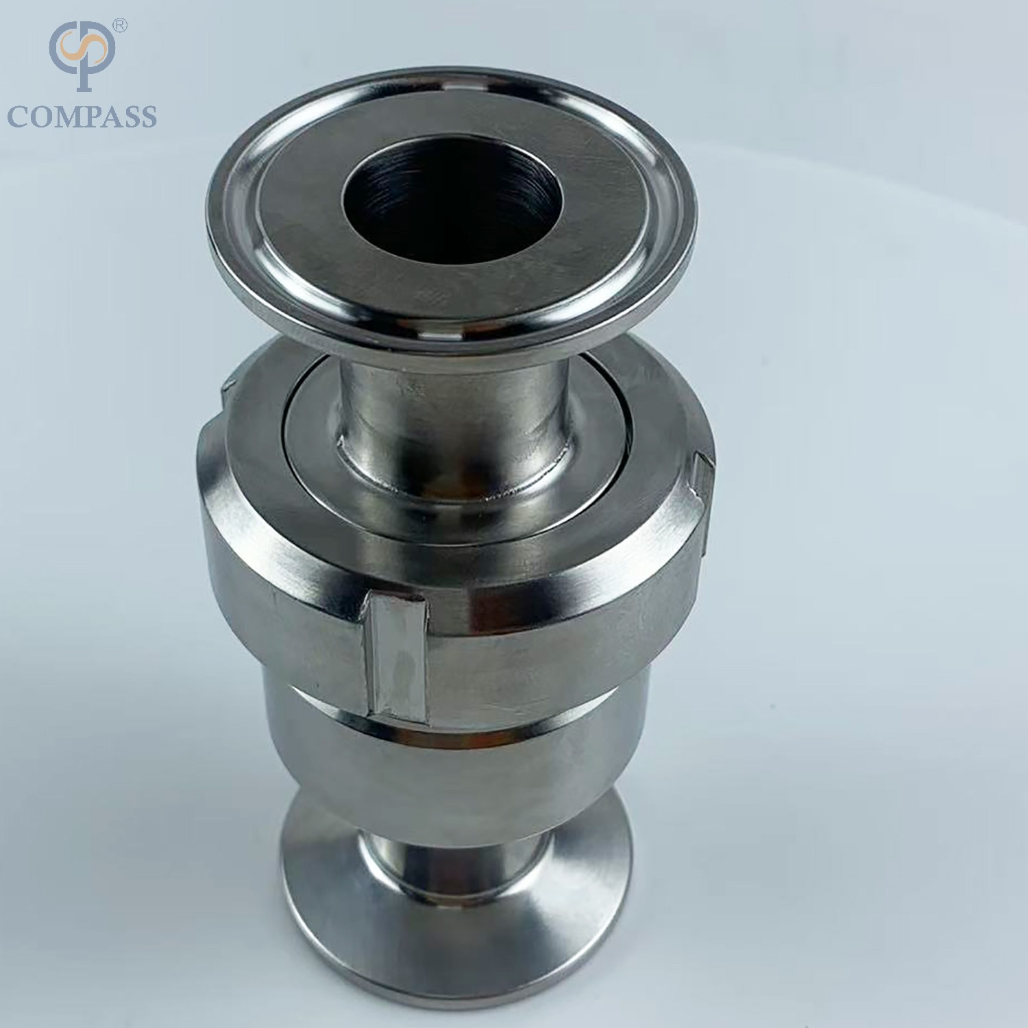 25,4 mm de acero inoxidable SS316L Grado alimentario SMS SMS Ferrule de un solo unión Válvulas de retención