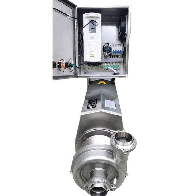 KSCP-15-24-3 Bomba centrífuga de acero inoxidable higiénico sanitario con inversor y caja de control