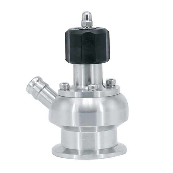 Válvula de muestreo de grado alimenticio SGM con anillo de sellado PTFE y puerto de muestreo único