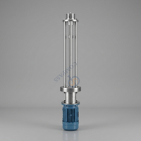 Emulsionante de dispersión intermitente de alto cizallamiento SS316L 2.2KW para mezclar pigmentos
