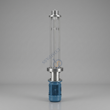 Emulsionante de dispersión intermitente de alto cizallamiento SS316L 2.2KW para mezclar pigmentos