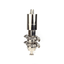 Válvulas desviadoras neumáticas sanitarias DN20 Mini SS304 SS316L