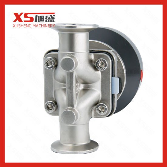 Válvulas de diafragma de actuador neumático higiénico de acero inoxidable