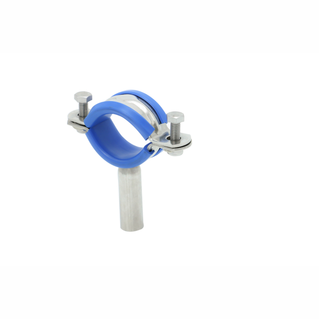 Accesorios de tubería de acero inoxidable sanitario DN65 Soporte de tubería redonda 
