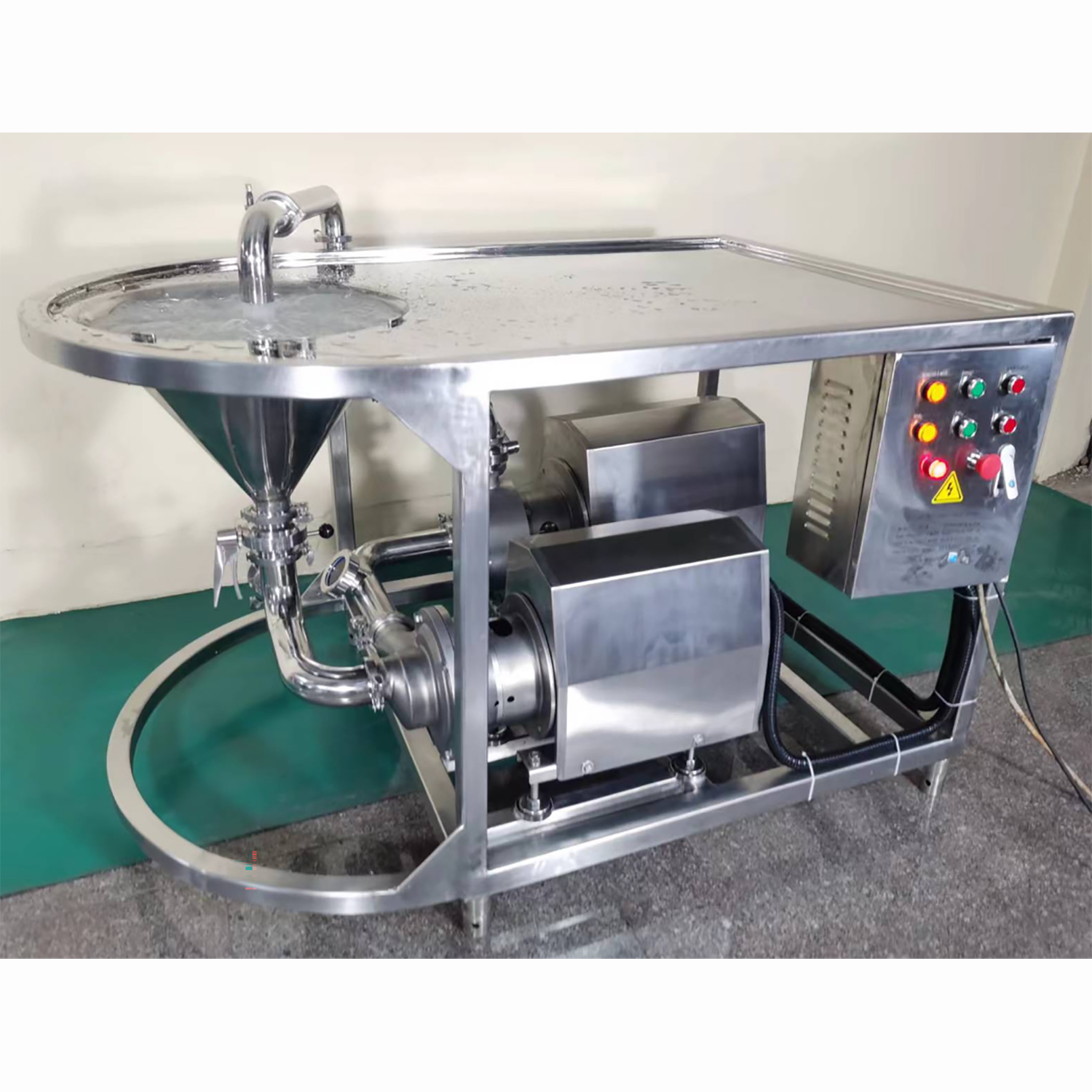Mezclador homogeneizador de emulsionante líquido en polvo con sistema de mezcla de alto cizallamiento y alta eficiencia TRL-B