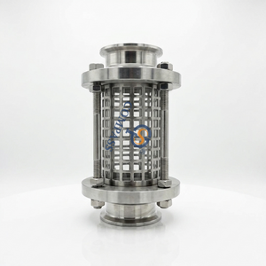 Mirilla de vía recta con abrazadera para tubería TC91MM DN65 SS316L con pantalla protegida